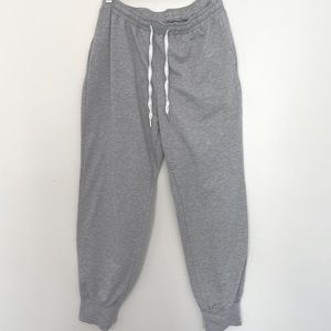 grey sweatpants